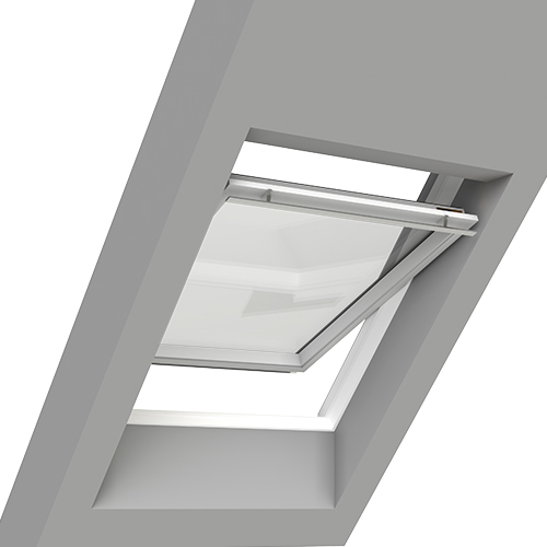 Ventana de buhardilla giratoria