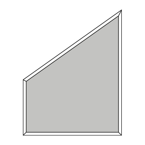 Trapèze rectangle gauche