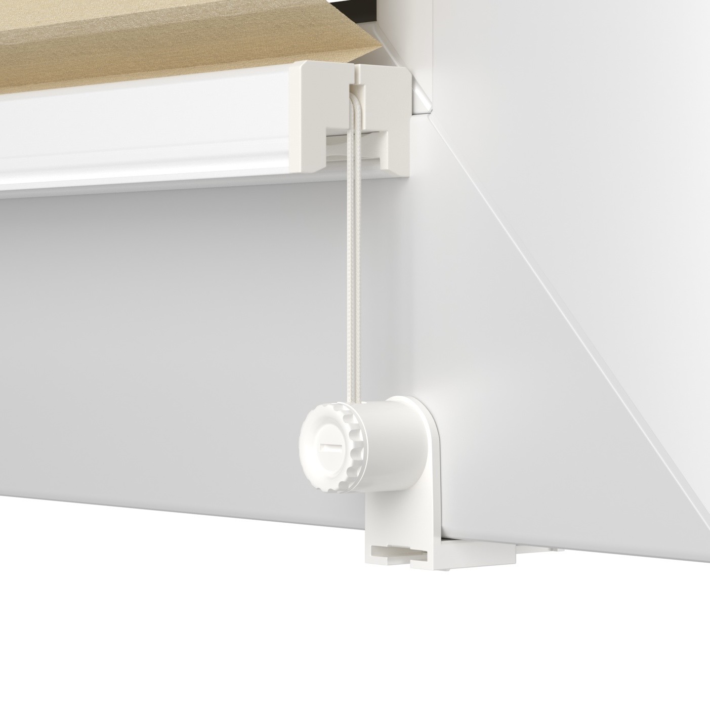Enganche de sujeción tensor sin taladro PVC